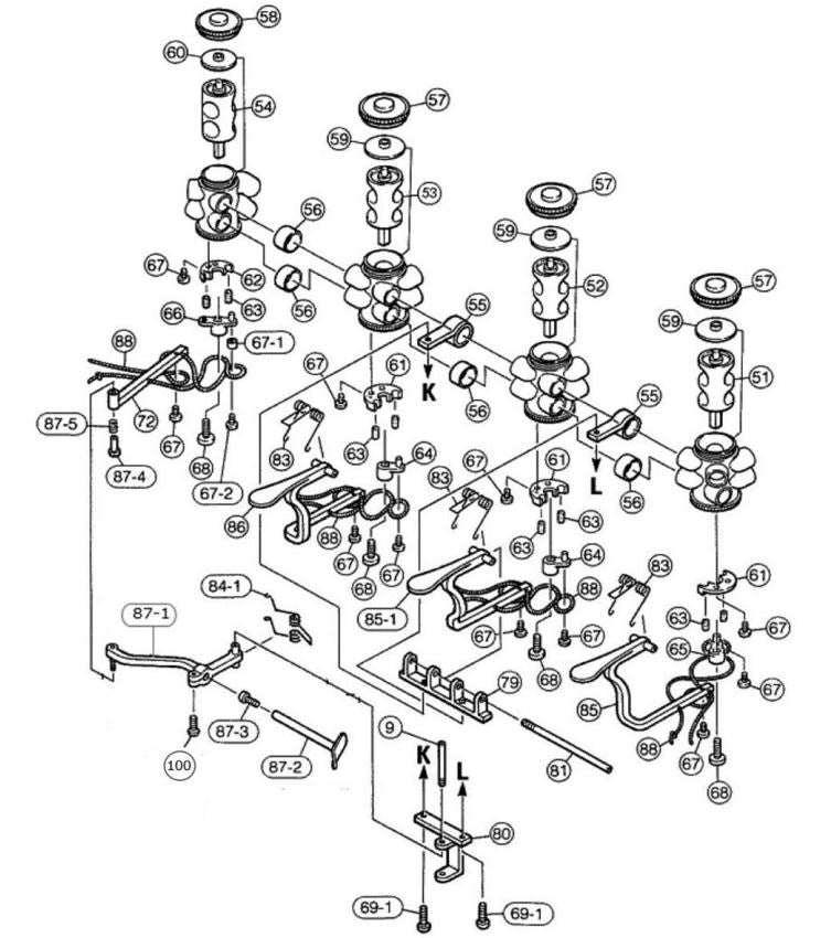 Yamaha French Horn Valve Repair Parts TOPE Band Supply Co.