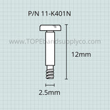 Jupiter Water Key Replacement Screw, Common