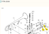 Yamaha Standard Trumpet, Water Key Spring and Cork Sets