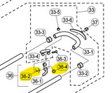 Yamaha Trombone, YSL YBL, Water Key Spring & Cork Kit