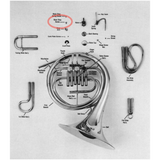Holton French Horn, Rotary Valve Swivel Arm Screw
