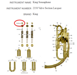 King Euphonium, Sousaphone, & Marching Tuba, Finger Button