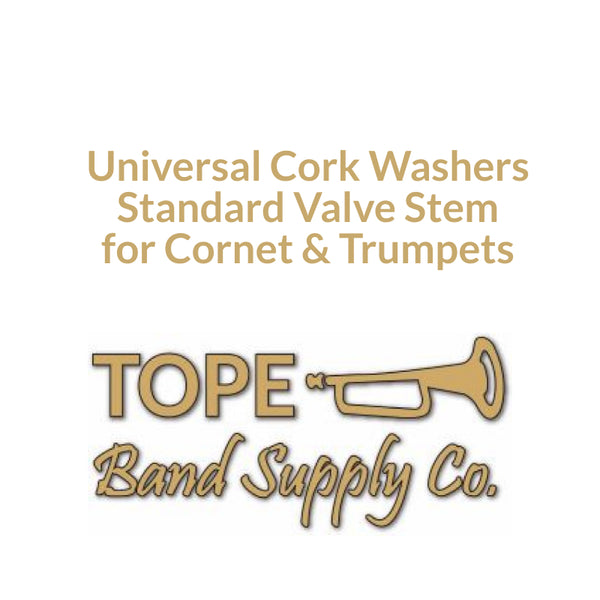 Universal Cork Washers, Standard Valve Stem Cornet & Trumpet