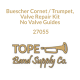 Buescher Cornet / Trumpet, Valve Repair Kit, No Valve Guides-TOPE Band Supply Co.