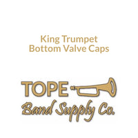 King Trumpet Bottom Valve Cap-TOPE Band Supply Co.