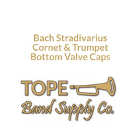 Bach Stradivarius Cornet & Trumpet, Bottom Valve Cap-TOPE Band Supply Co.