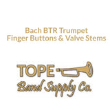 Bach BTR Trumpet, Finger Button & Valve Stem-TOPE Band Supply Co.