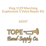 King 1129 Marching Euphonium, 3 Valve Repair Kit-TOPE Band Supply Co.