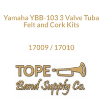 Yamaha YBB-103 3 Valve Tuba, Felt and Cork Kits