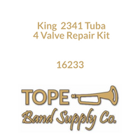 King 2341 Tuba, 4 Valve Repair Kit