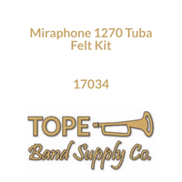 Miraphone 1270 Piston Tuba Felt Kit-TOPE Band Supply Co.