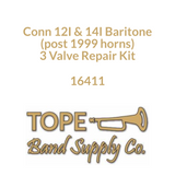 Conn 12I & 14I Baritone (post 1999 horns) 3 Valve Repair Kit-TOPE Band Supply Co.