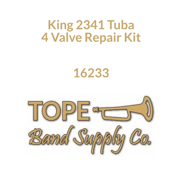 King 2341 Tuba, 4 Valve Repair Kit