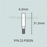 Jupiter Trombone, Valve Stem