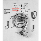 Holton French Horn, Rotary Valve Cork Stop Plate Screw, 2 Each