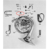 Holton French Horn, Rotary Valve H179 Cork Stop Plate