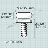 Valve Guide (screw in), King, 2165 / 2166 Valve Trombone, 1 each