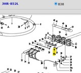 Jupiter French Horn, JHR-852, Rotor Lever Saddle Screw