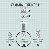 Yamaha Trumpet (Pro YTR-6310 type), Valve Repair Kit