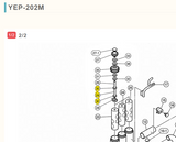 Yamaha Euphonium / Baritone, Marching YEP-202M & YBH-301M Aux Valve Stem or Spacer