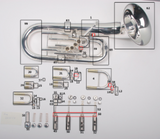 Conn 18I & King 2266 Baritone 4 Valve Repair Kit