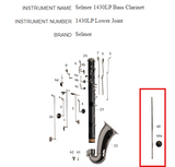 Selmer Leblanc Bass Clarinet 1430 / L7168, Floor Peg with Peg Ball
