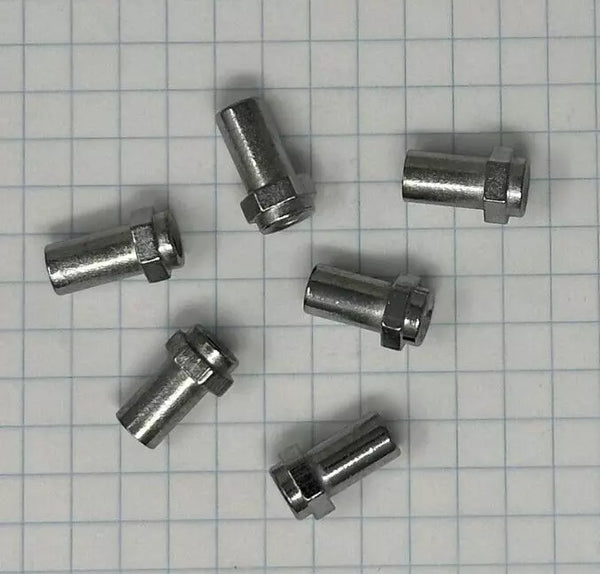 Swivel Nut, Drum Lug Insert, Ludwig 7/32, Set of 6-TOPE Band Supply Co.