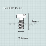 Getzen Trumpet Trigger Linkage Screw