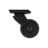 Instrument Case, Luggage, or Trunk Replacement Wheels 2" Steel Frame Swivel Wheel Assembly, 1 each-TOPE Band Supply Co.