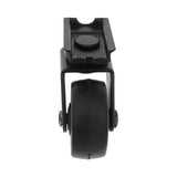 Instrument Case, Luggage, or Trunk Replacement Wheels 2" Steel Frame Swivel Wheel Assembly, 1 each-TOPE Band Supply Co.