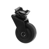 Instrument Case, Luggage, or Trunk Replacement Wheels 2" Steel Frame Swivel Wheel Assembly, 1 each-TOPE Band Supply Co.
