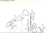 Yamaha Trumpet (Xeno Artist YTR-9445 type), Valve Repair Kit