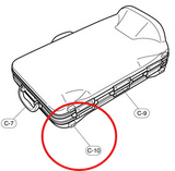 Yamaha Instrument Case, Replacement Feet, Left & Right Set