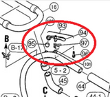 Yamaha French Horn, YHR-567 Type, Water Key Replacement Parts