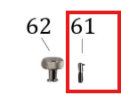 Selmer Bass Clarinet, Floor Peg Lock Pin
