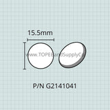Yamaha Marching Euphonium / Baritone, Finger Button Inlay (Insert), 15.5mm