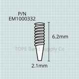 Emerson Piccolo Pivot Screw, EP3, EP6 Type