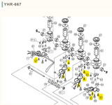 Yamaha French Horn, YHR-667 type, String Stopper Screw