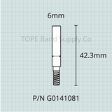 Yamaha Euphonium Valve Stem, Lacquer or Silver-Plate