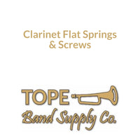 Clarinet Flat Springs and/or Screws, You Choose