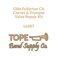 Olds Fullerton CA Cornet & Trumpet Valve Repair Kit-TOPE Band Supply Co.