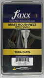 Tuba brass mouthpiece 24AW w/pouch