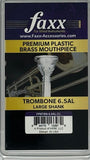 clear 6.5AL large shank trombone mouthpiece