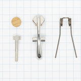 Bach Stradivarius Trumpet, 3rd Slide Water Key Replacement Kit