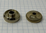 Bach, Cornet, Trumpet, & Trombone, Top / Bottom Valve Cap, Nickel-Silver-Lacquered