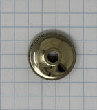 Bach, Cornet, Trumpet, & Trombone, Top / Bottom Valve Cap, Nickel-Silver-Lacquered