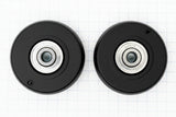 Replacement Wheel, 49mm Black, Ball Bearing Wheel, 1 pair