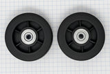 Replacement Wheel, 68mm Black, Ball Bearing Wheel, 1 pair