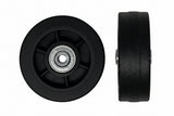 Replacement Wheel, 68mm Black, Ball Bearing Wheel, 1 pair