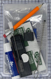 Clarinet care kit with silk swab and polish cloth